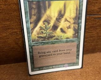 Regrowth Sorcery Card Magic the Gathering Collectible Card in Protective Sheet Wizards of the Coast