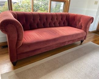 Mid-Century Red Couch, MCM