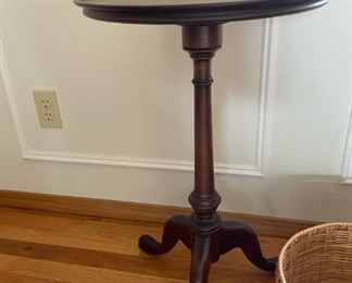 Mid-Century Round End Table