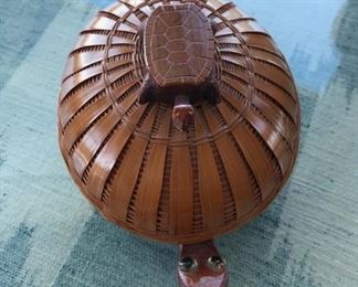 Wooden Turtle Decor