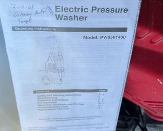 Electric Pressure Washer