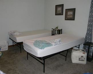 Memory foam twin beds / more