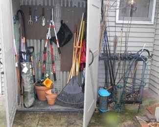 yard items / hooks / etc.
