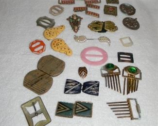 antique buckles