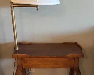 Lamp tabletop end/side table