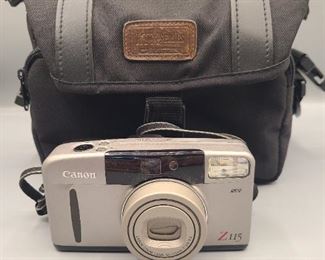 Canon Z115 sure shot camera w/case