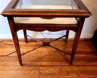 Shadow box side table