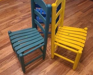 Children's Ashville (Boone) wood slat chairs