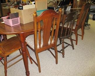 Dining Table with 4 matching chairs