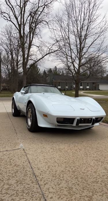 1979 Corvette L82 Auto with headers.
All factory options 
43,730 miles Frost Blue
Great condition - glass T Tops - new tires and front brakes and calipers - new power antenna - many new parts.