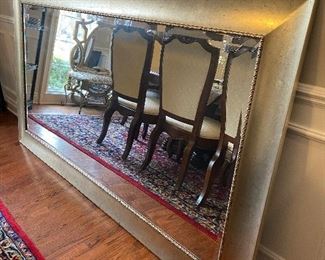 Beautiful oversized beveled framed mirror 8 feet long