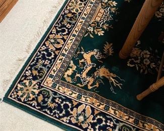 100% wool area rug -5.7x8.3