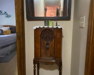 Antique Console Radio 