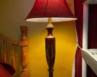 Pair of tall table lamps