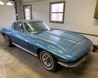 1965 Corvette 327/300-Highest and best sealed bid over $40,000  by Saturday 3pm.
