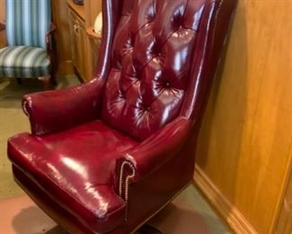 Hancock & Moore leather Executive chair. $1,200