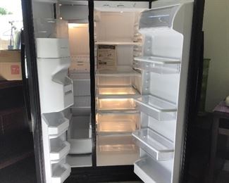 Side by side Whirlpool refrigerator 