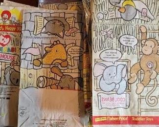 Vintage McDonald's Happy Meal Bags