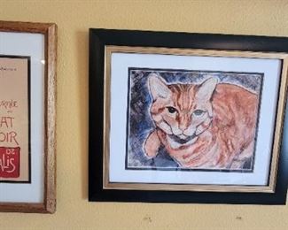 wall decor, Nita McGlawn cat art