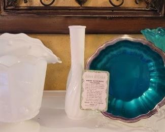 Milk glass, Milk Glass banana boat