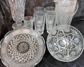 Crystal And Cut Glass Features Marquis By Waterford Vase