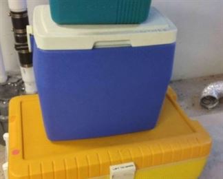 Different Sized Chest Coolers