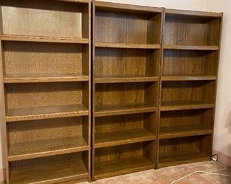 Lot Of 3 Bookcases