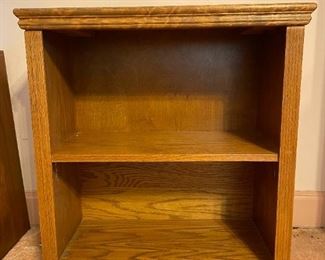 Small Oak Bookcase Nightstand