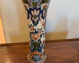 Item #213    $60    15 1/2" Delft Makkum vase