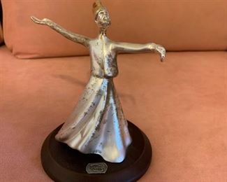 Item #180   $35   Whirling dervish figurine, 'Nalcacigil', 6 1/2'' H