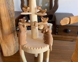 Item #242  $125   Rafael Lopez ,Cordova tree of life with animals, 11'' 