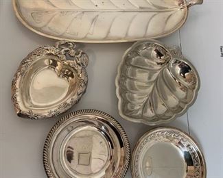 Item #203     $35/lot    Silver plate items