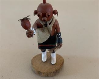 Item #153    $60   Ortiz mini mudhead kachina, 2 1/2'' H