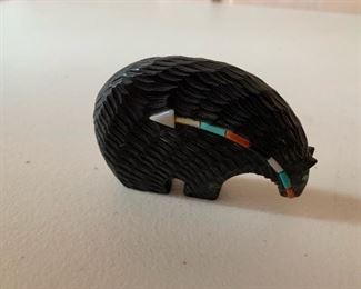 Item #462    $100   Black Bear fetish, unsigned, 3 1/4'' L