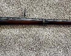 Item # 105
This is a French made rifle manufactured by D Armes St. Etienne from 1866-1874
This is Serial #15689.
This Chassepot rifle of 1866 was a single shot bolt-action military rifle mainly used between 1870-1871 , and was among the best of it's kind in 1866. It was quickly surpassed, principally by the British Martini-Henry which was a cartridge breach load style rifle. So this M1866 was discontinued 1874.
This rifle is military use stamped on the stock along with the serial number on the bolt action and the stock.
Cost: $1250.00