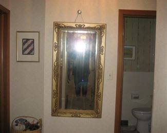 BEVELED ANTIQUE MIRROR