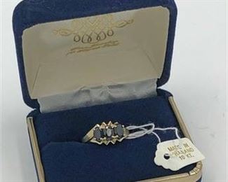 10K Samuel Aaron Onyx Ring 