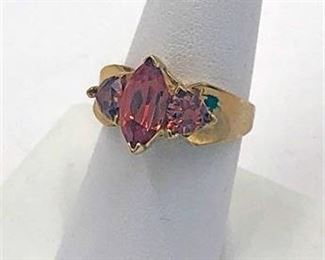 10K Citrine Ring 