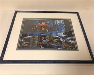 Anheuser Busch Budweiser Frogs Animation Artwork wCOA 