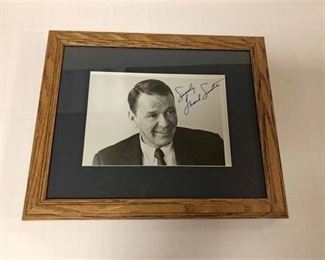 Autographed Frank Sinatra Photograph 