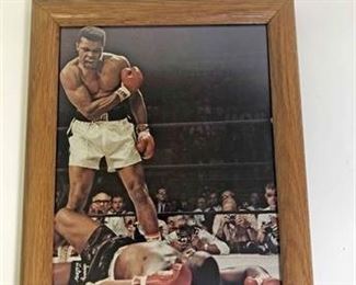 Muhammad Ali vs Liston First Minute First Round Knockout Photograph 