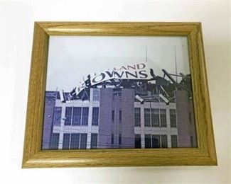 Original Photograph of Cleveland Browns Tear Down 