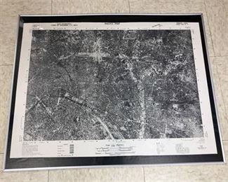 WWII 1944 Restricted First Edition Map 