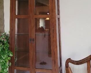 Tall curio cabinet