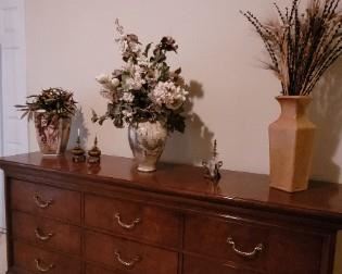 Dresser with king bed
