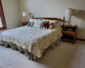 King bed and Cabbage parch dolls