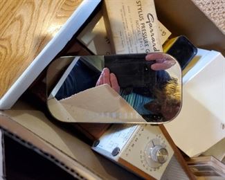 Old Oldsmobile visor mirror