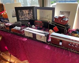 Model G Aristocraft train set complete