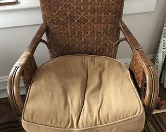 Mid Century caned chair