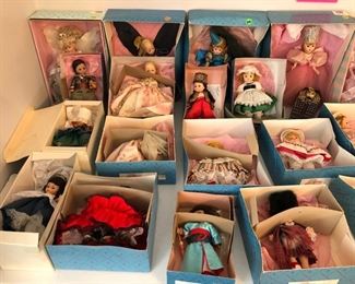 Madame Alexander doll collection.